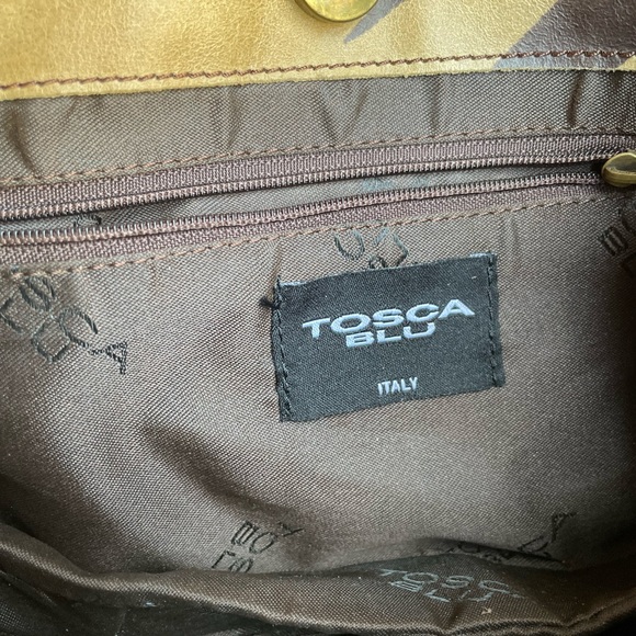 Leather Animal Print Italian Bag - Picture 2 of 6